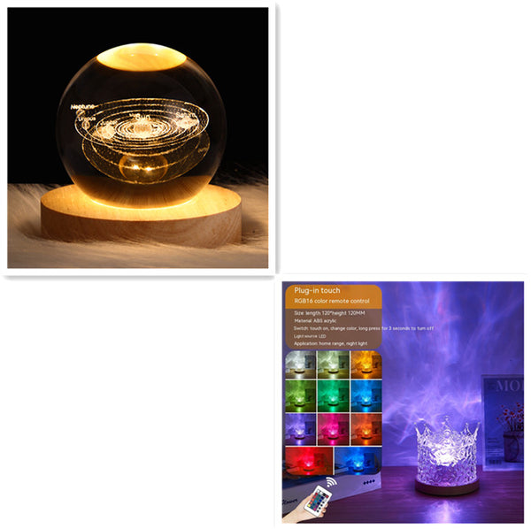LED Water Ripple Ambient Night