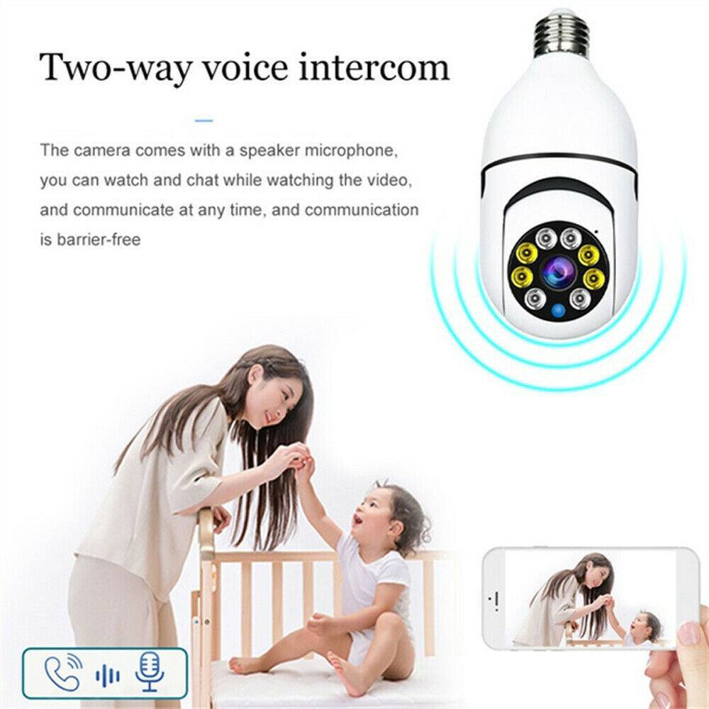 IR E27 Light Bulb Camera