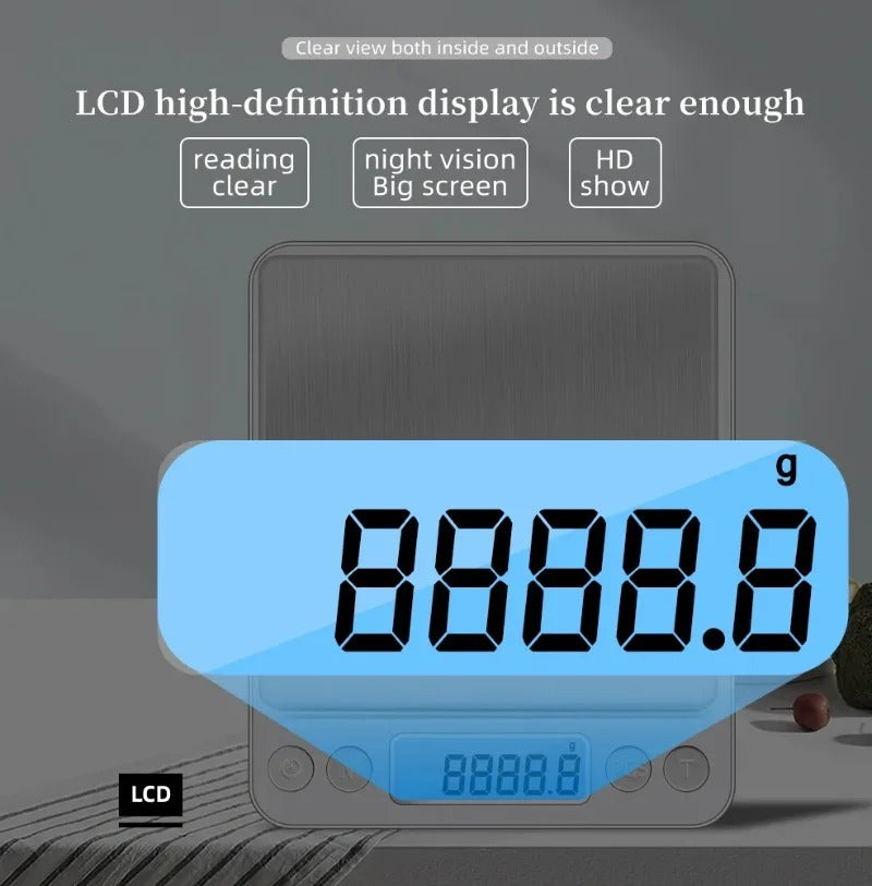 Electronic LCD Display Scale