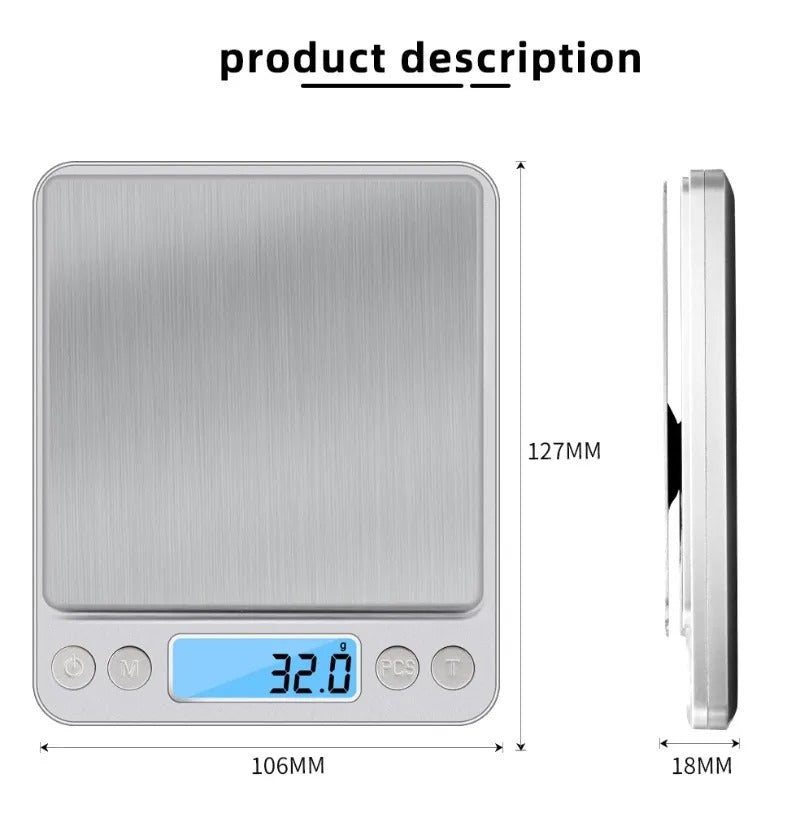 Electronic LCD Display Scale